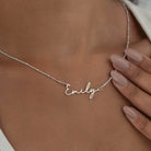 Custom Name Necklace – Gold, Silver & Vermeil 18k gold plated custom name necklace gold