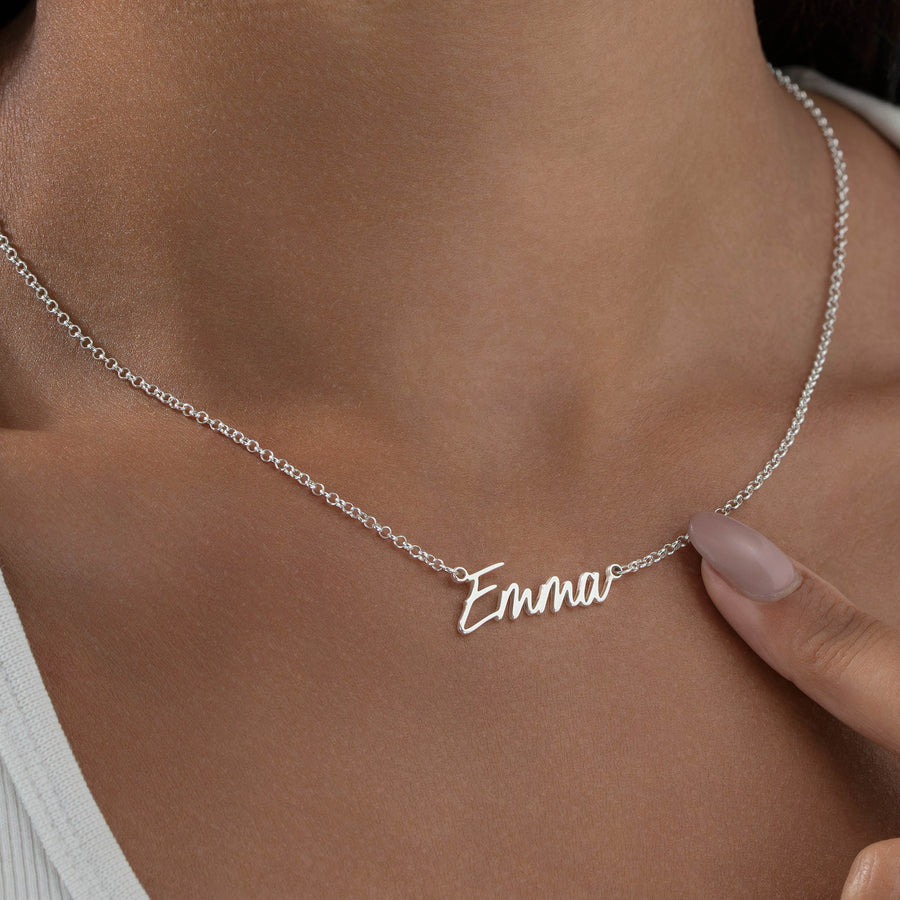 Personalised Name Necklace 18k gold plated custom jewellery custom necklace