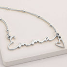 Personalised Name & Initial Necklace Layered Set of 2 Necklaces