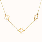 Multi Clover Necklace by G&M gigi Necklaces