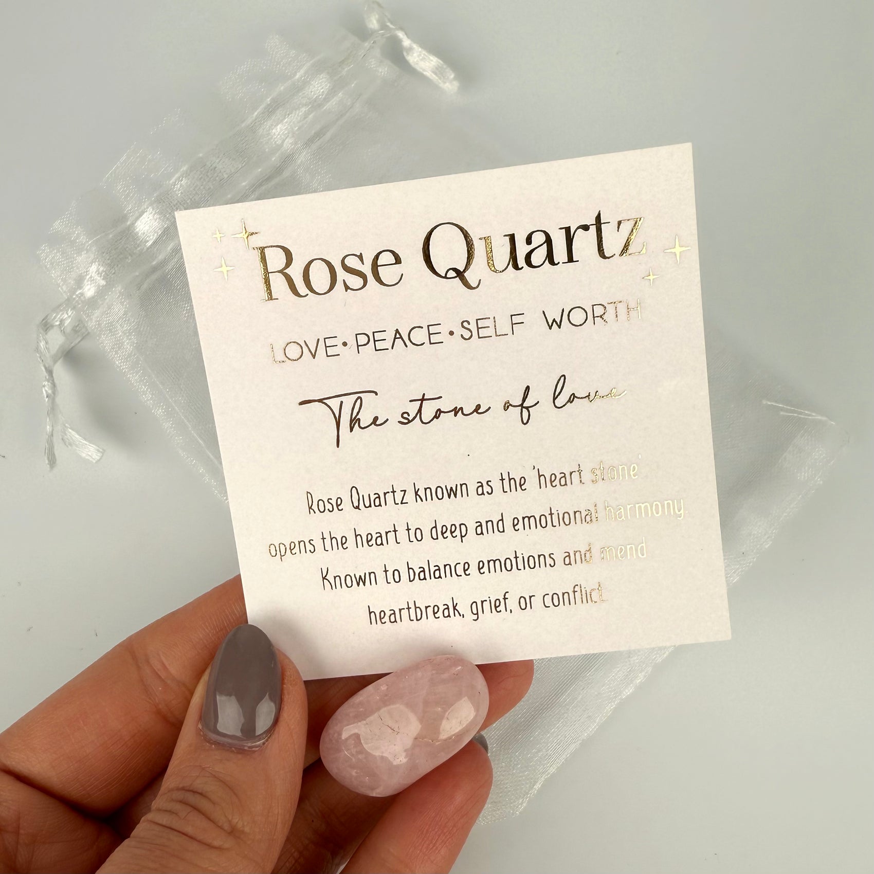 Rose Quartz Crystal - HeyBigDay