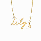 Layered Set of 2 Personalised Name Necklaces - HeyBigDay