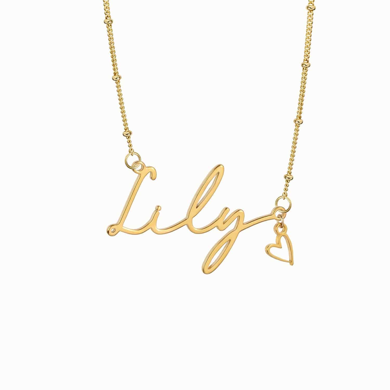 Layered Set of 2 Personalised Name Necklaces - HeyBigDay