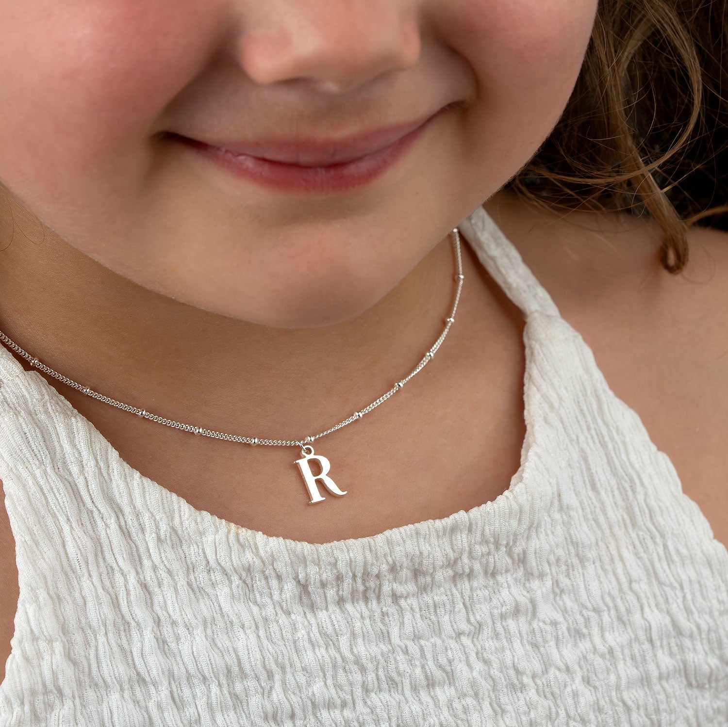 Kids Initial Necklace - HeyBigDay