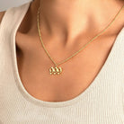 Angel Numbers Necklace 1010 111 18k gold plated