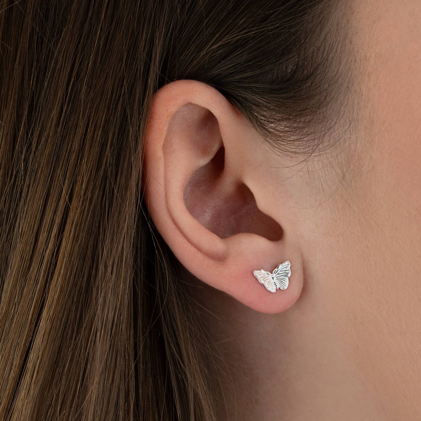 Admiral Butterfly Stud Earrings 18k gold plated Gift jewellery