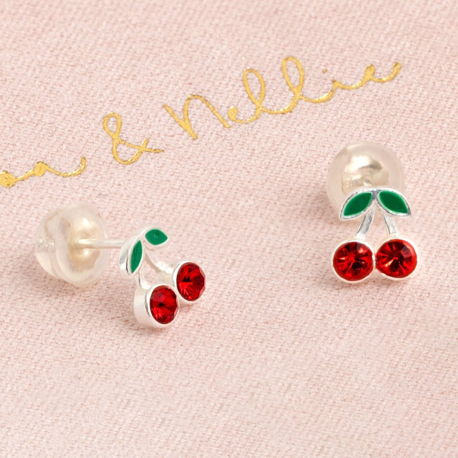 Cherry Stud Kids Earrings kids