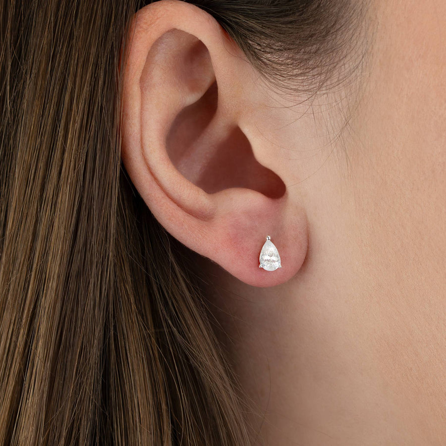 Teardrop Stud Earrings Gift jewellery stock
