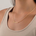 Elouise Name Necklace fast delivery gold necklace in stock