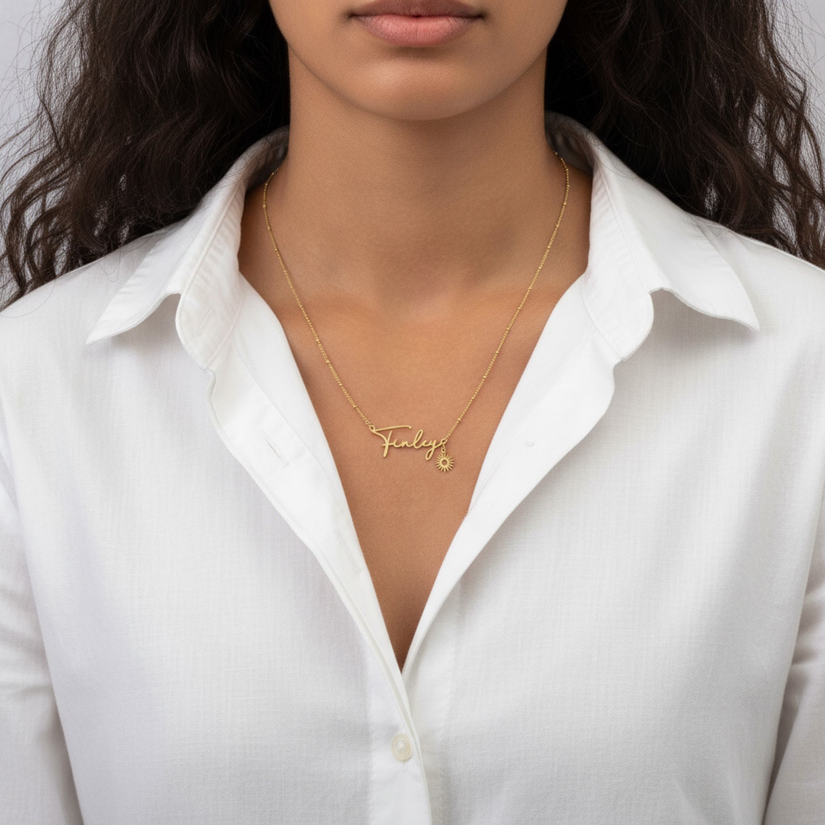 Personalised Name Necklace birthday gift gold necklace name necklace