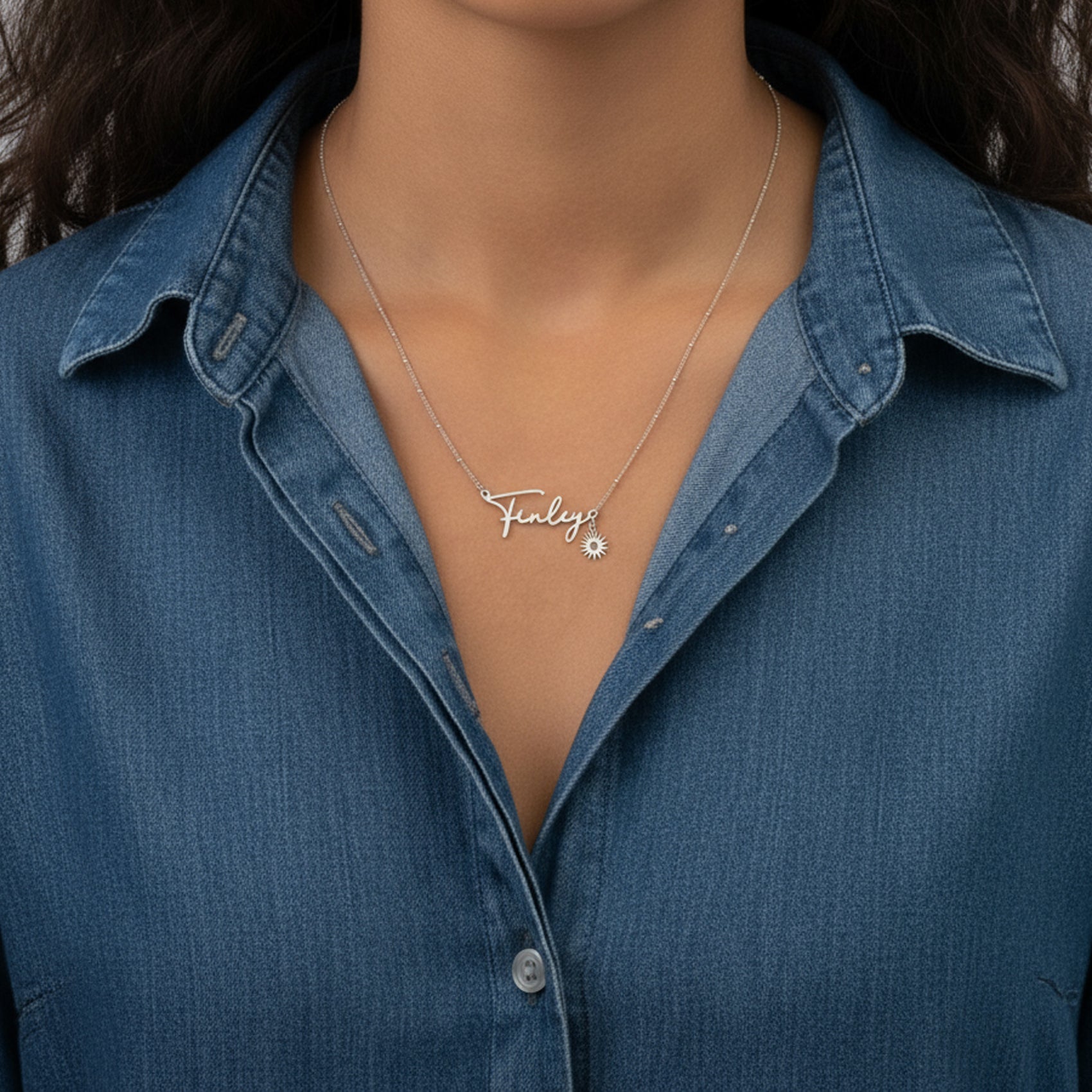 Personalised Name Necklace birthday gift gold necklace name necklace