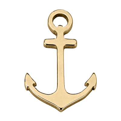 Gold Anchor Pendant addon