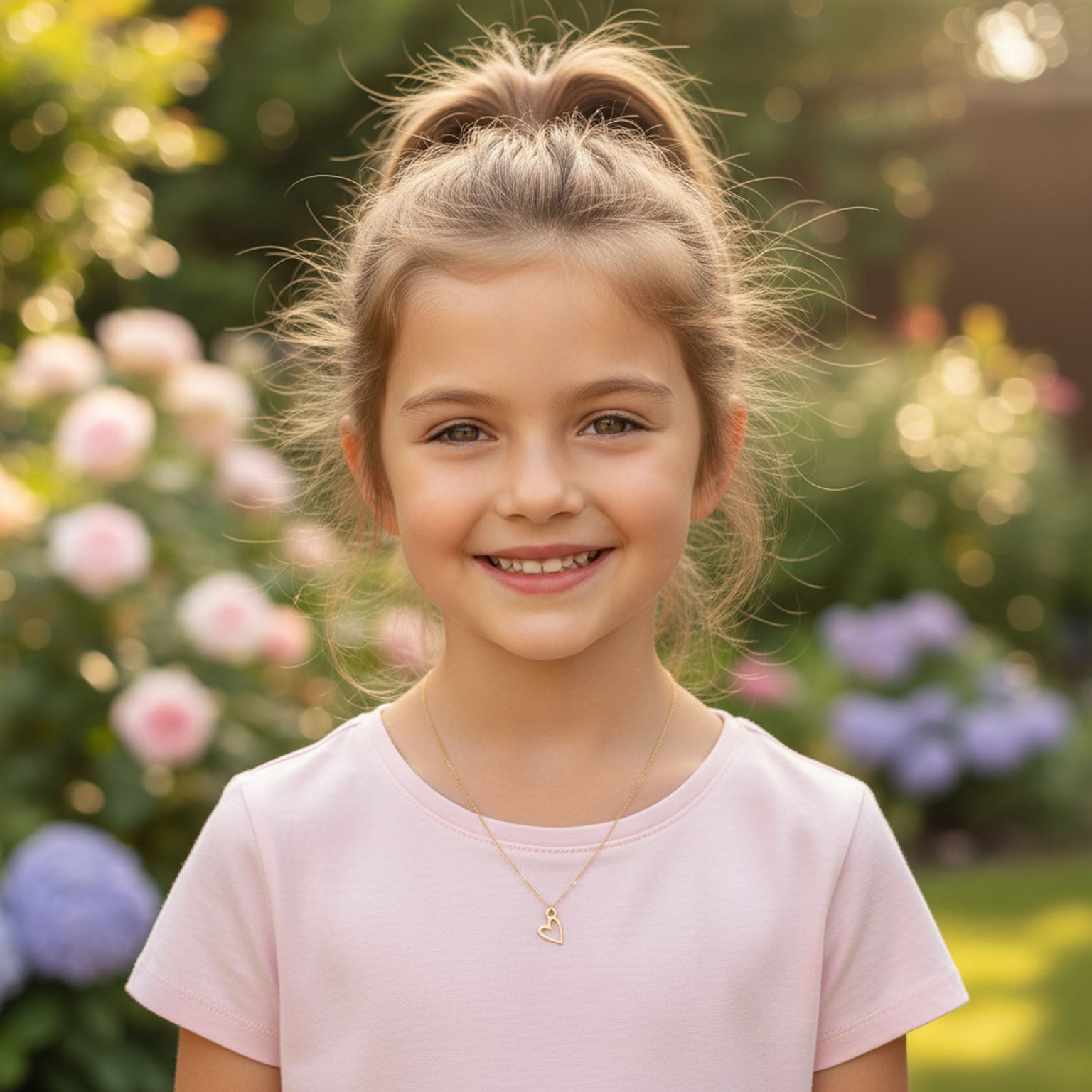 Kids Heart Necklace children kids kids necklace