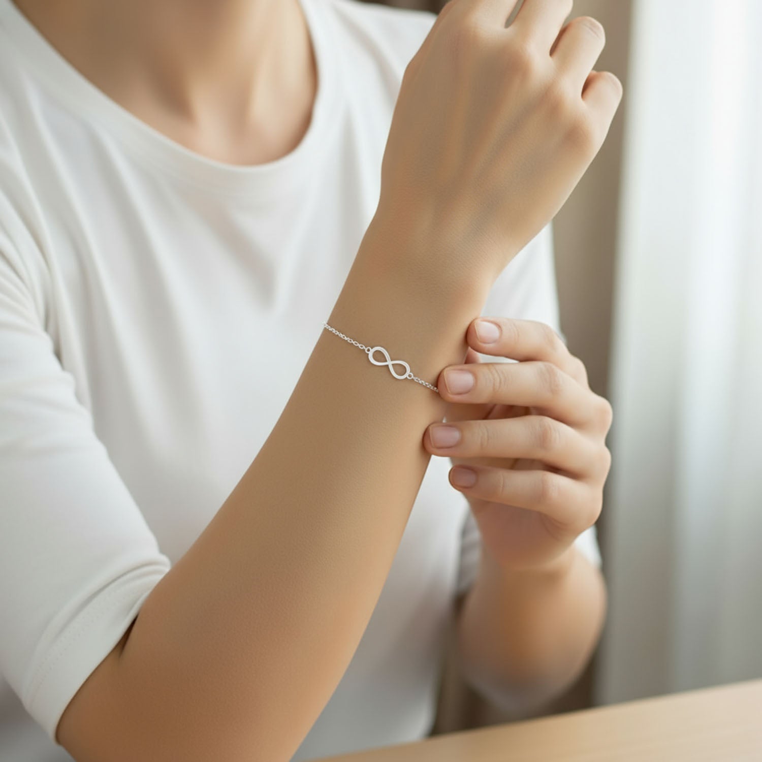 Infinity Symbol Bracelet 18k gold plated Gift jewellery