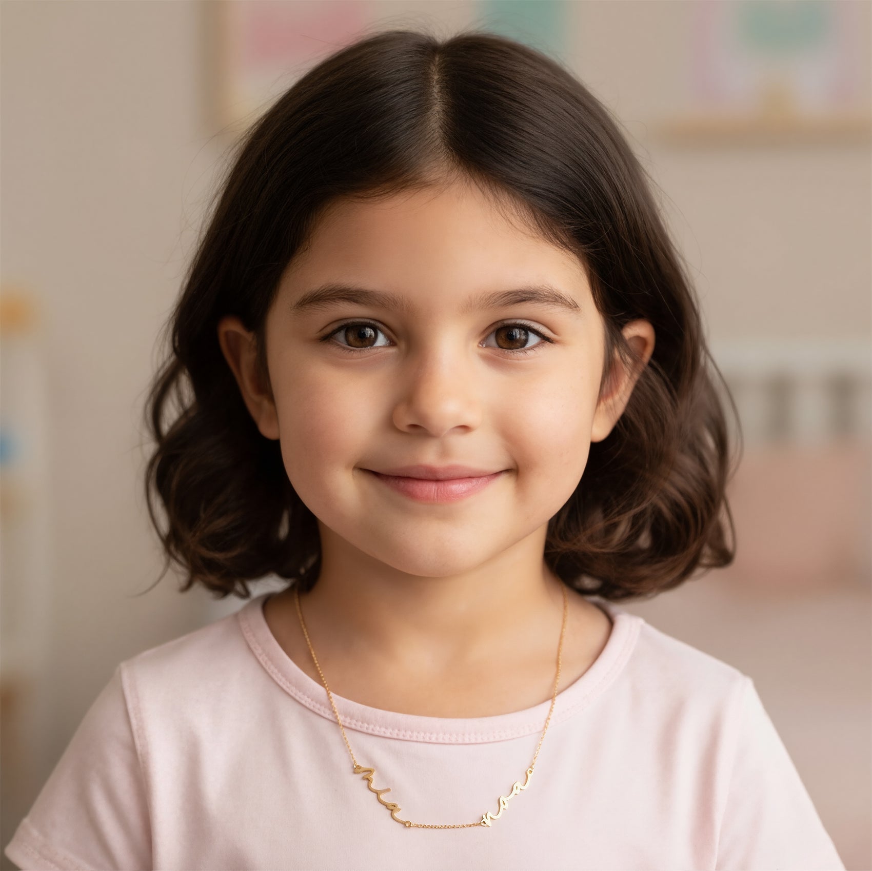 Kids Double Name Necklace children kids kids necklace