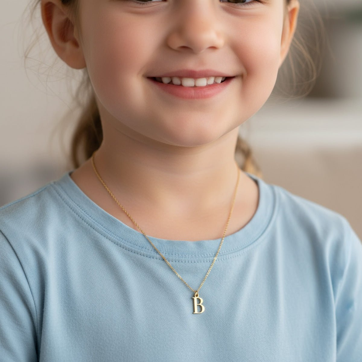 Kids Initial Necklace kids Necklaces