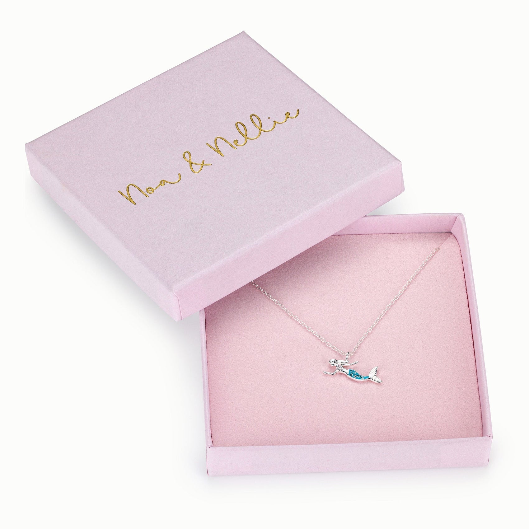 Kids Mermaid Sterling Silver Necklace kids Necklaces