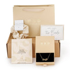 Mrs Necklace Bride 3 Piece Gift Box 18k gold plated bridal bride