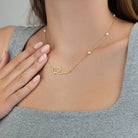 Freshwater Pearl Name Necklace pearl pearl necklace