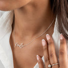 Personalised "Mrs" Necklace