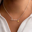 Personalised Name Necklace 18k gold plated birthday birthday gift