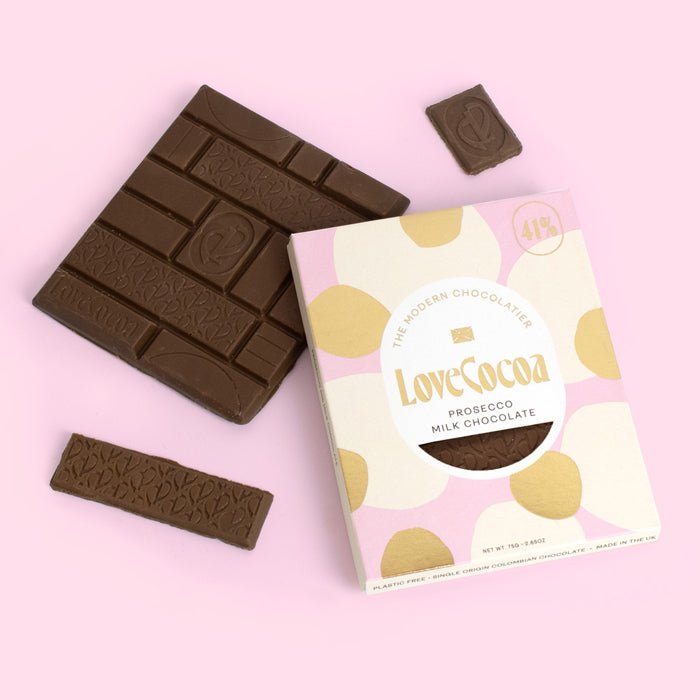 Prosecco & Popping Candy Milk Chocolate Bar