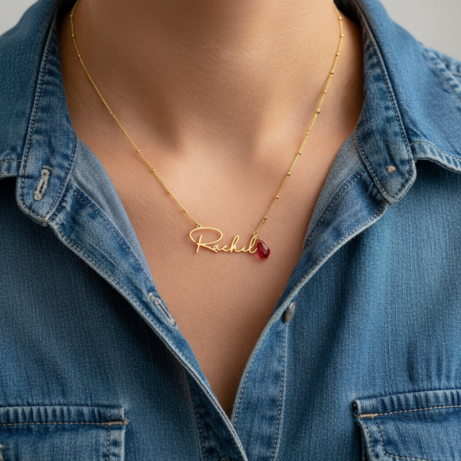 Personalised Name Necklace birthday gift gold necklace name necklace