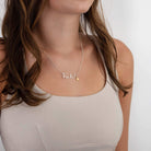 Custom Name Necklace – Gold, Silver & Vermeil 18k gold plated custom name necklace gold