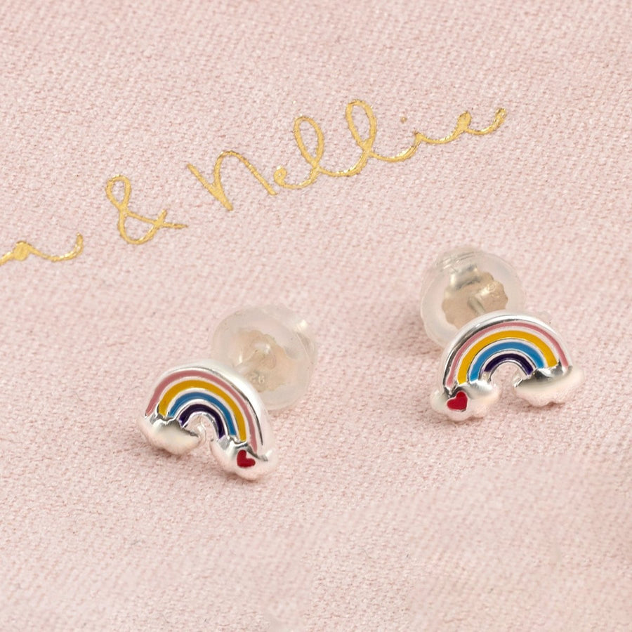 Rainbow Stud Kids Earrings kids