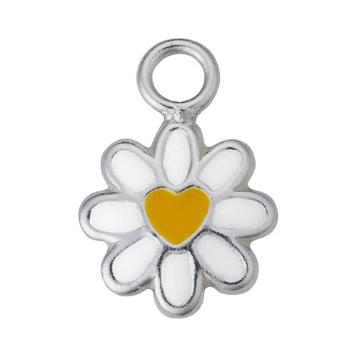 Silver Flower Charm addon