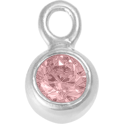 Silver - October Rose Birthstone addon