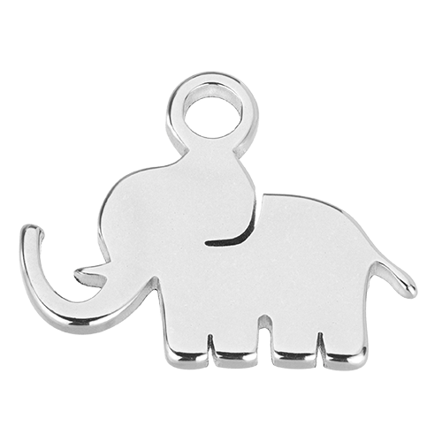 Silver Lucky Elephant Pendant addon