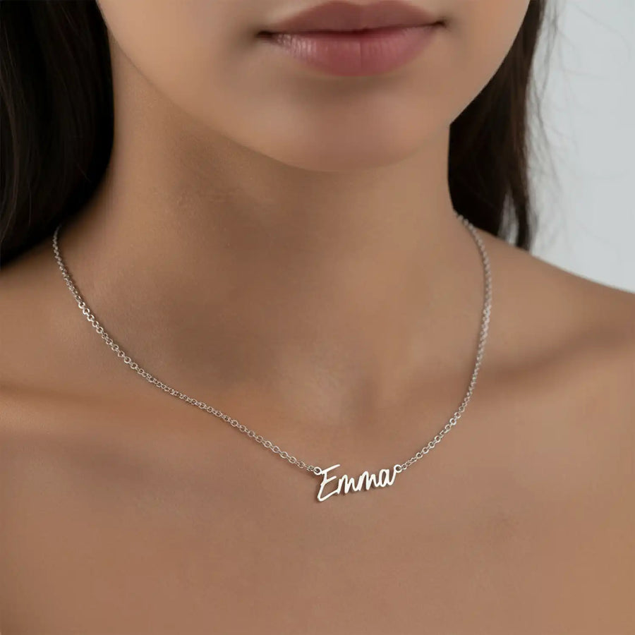 Personalised Name Necklace 18k gold plated custom jewellery custom necklace