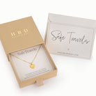 St Christopher Safe Travels jewellery personalised St Christopher Heart