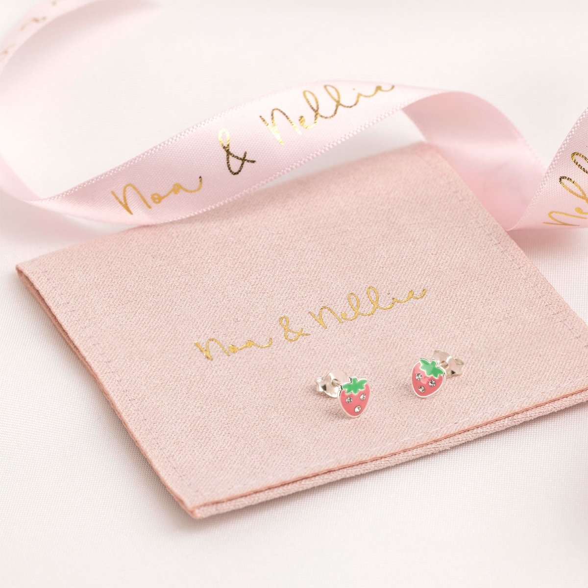 Strawberry Stud Kids Earrings kids