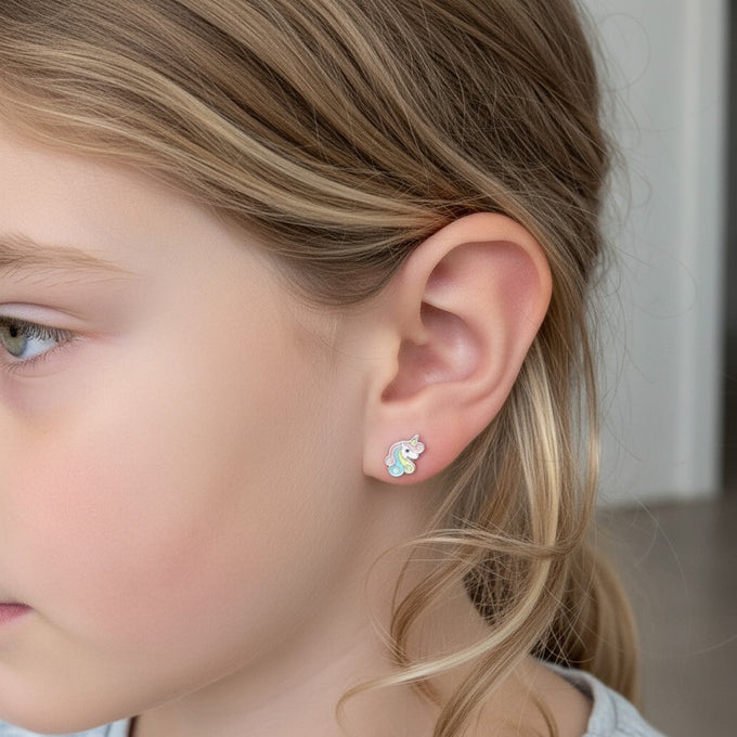 Kids Unicorn Stud Earrings kids