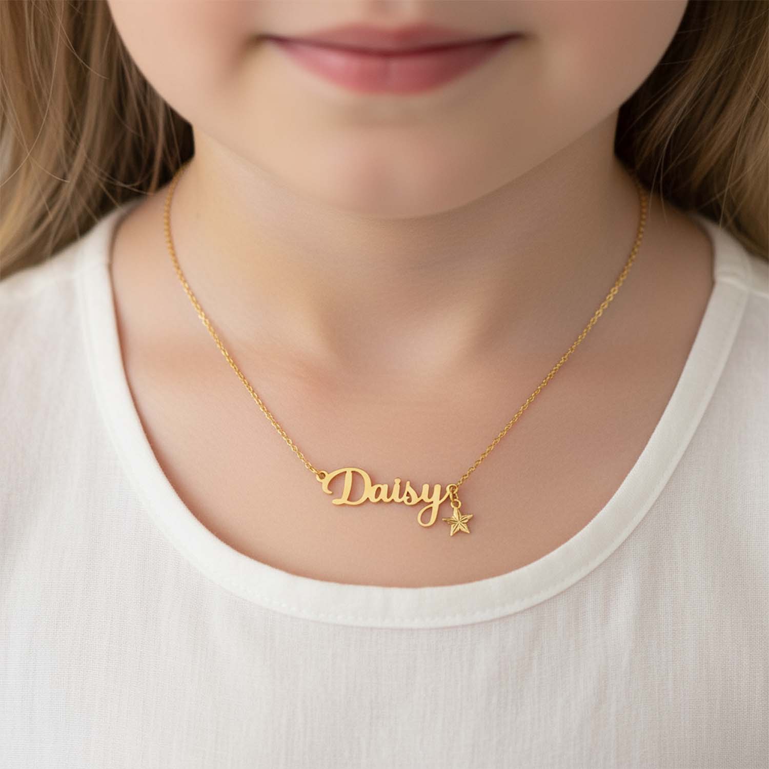 Kids Magical Birthday Name Necklace children gift box kids