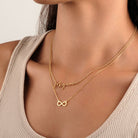 18ct Infinity Necklace