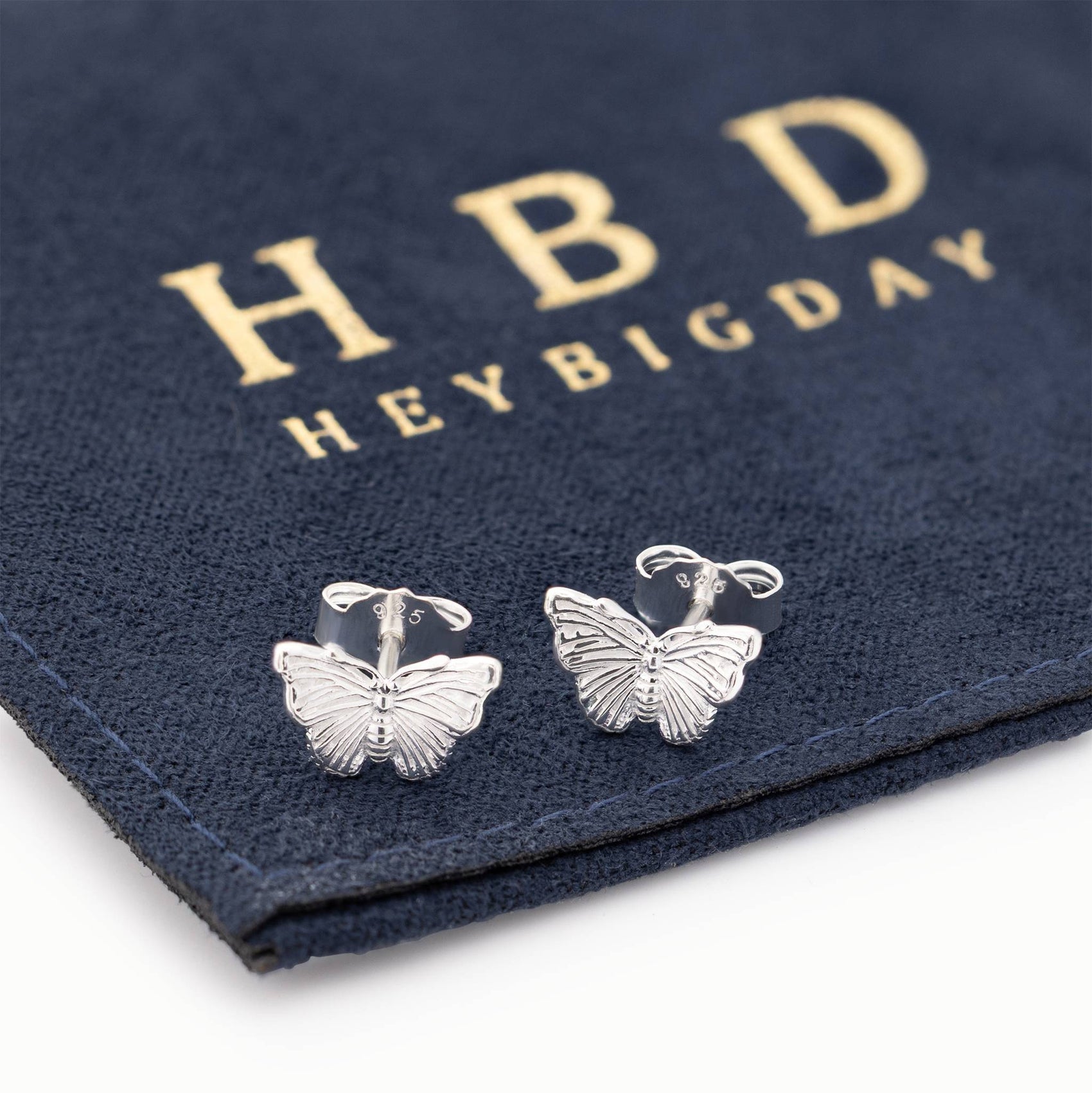 Admiral Butterfly Stud Earrings 18k gold plated Gift jewellery