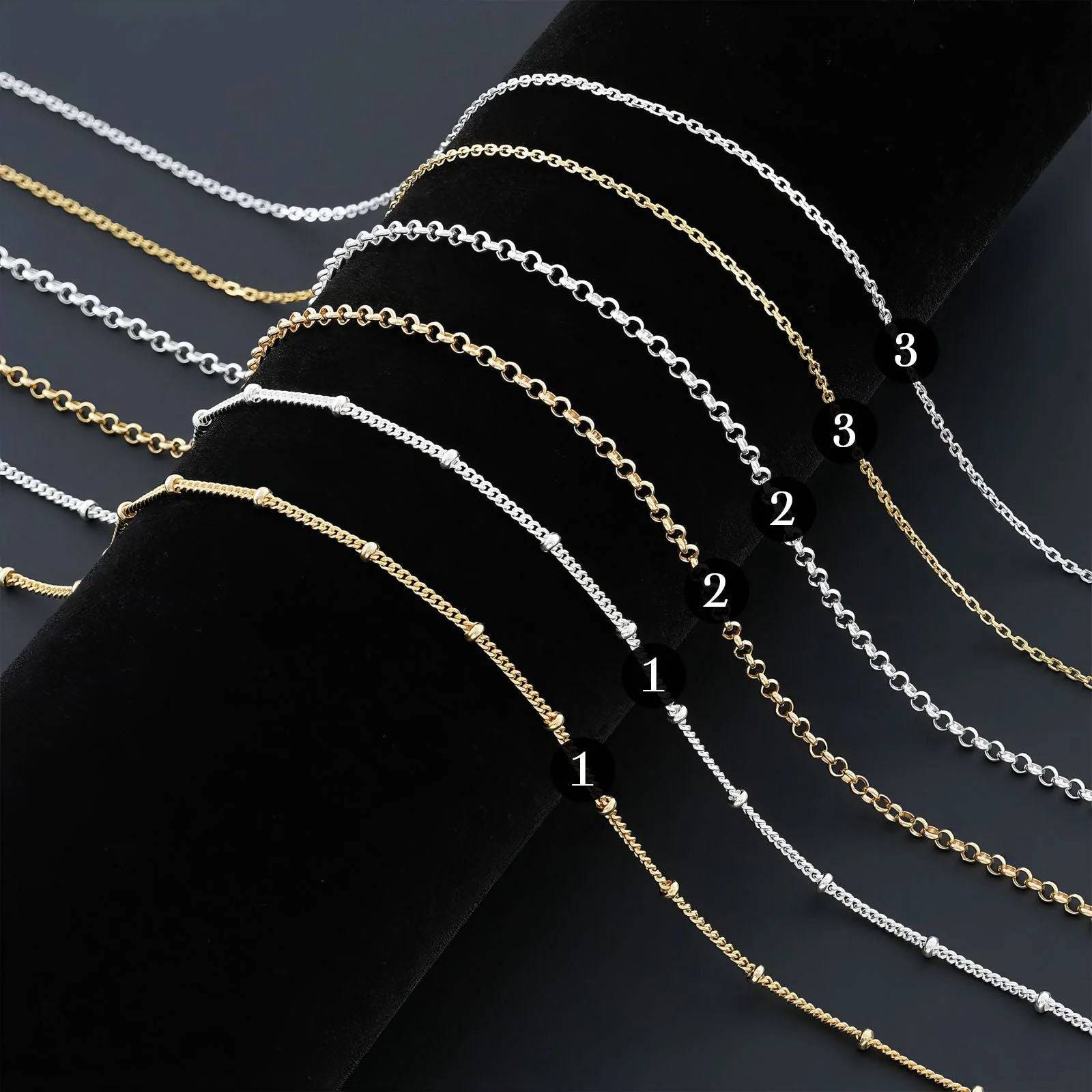 View our chain styles - select between Style 1, 2 or 3