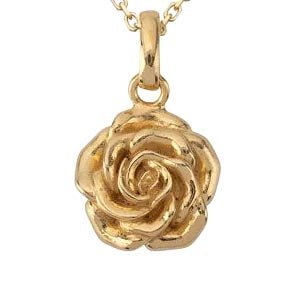 Gold - June Rose & Honeysuckle Pendant addon