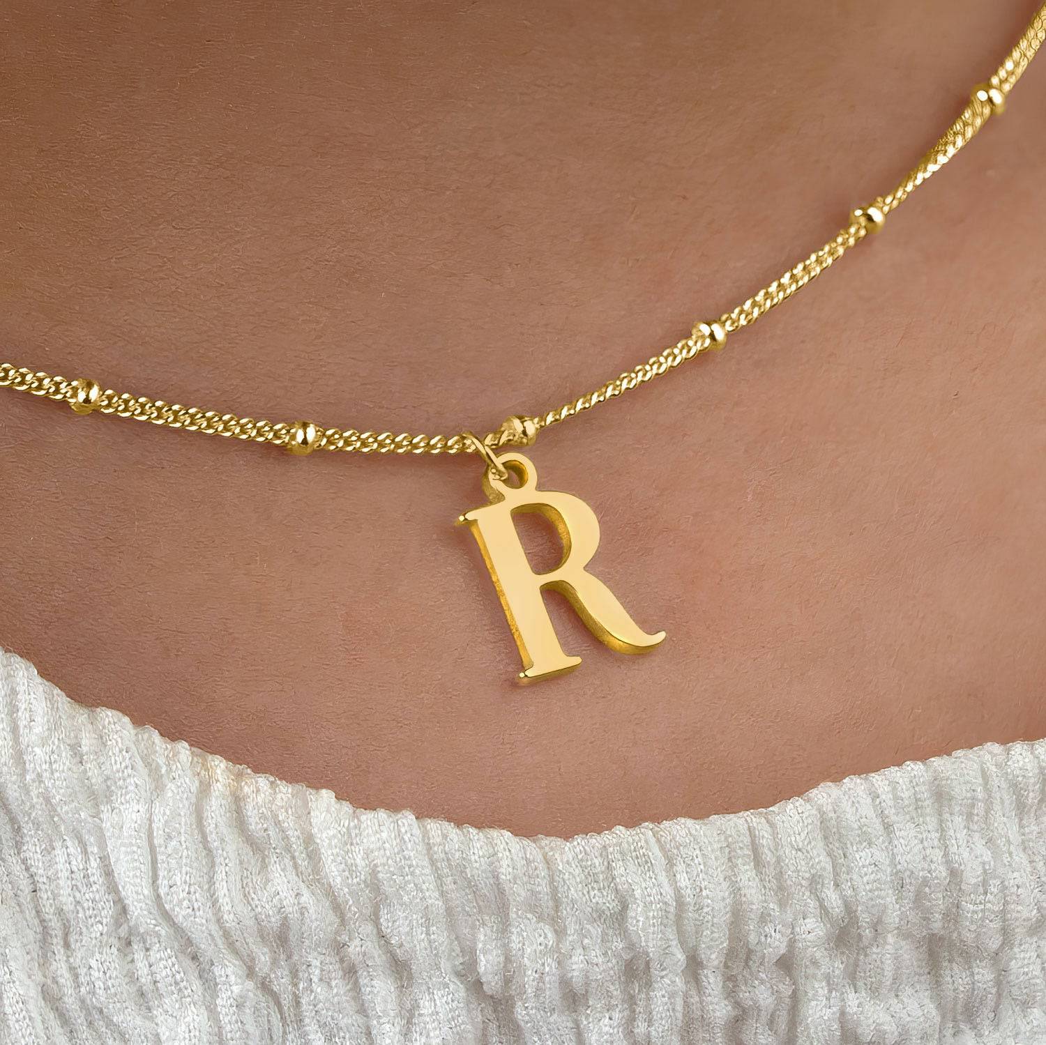 Kids Initial Necklace - HeyBigDay