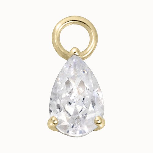 Gold Teardrop Charm addon