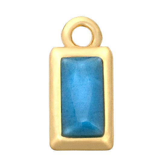 Gold Turquoise Premium Charm addon