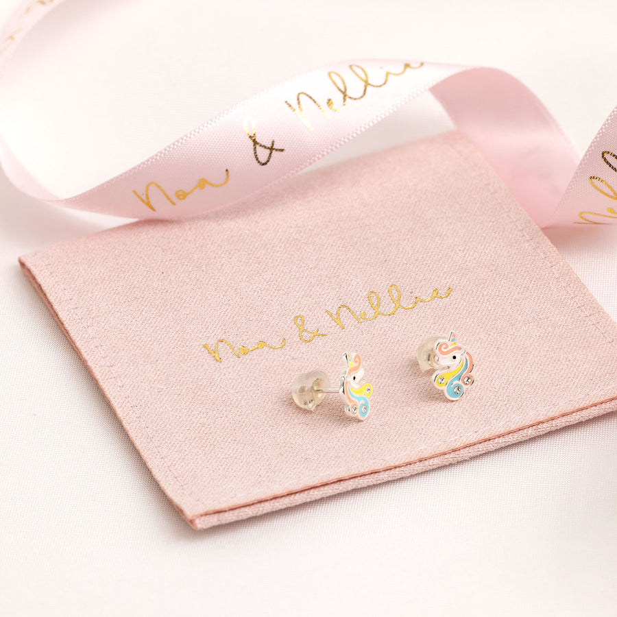 Kids Unicorn Stud Earrings kids