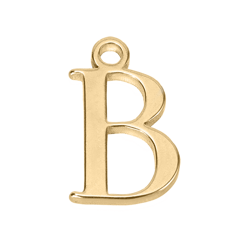 B Gold Pendant addon