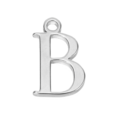 B Silver Pendant addon