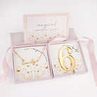 Kids Magical Birthday Name Necklace children gift box kids