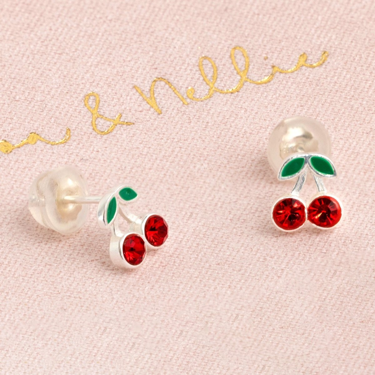 Cherry Stud Kids Earrings kids