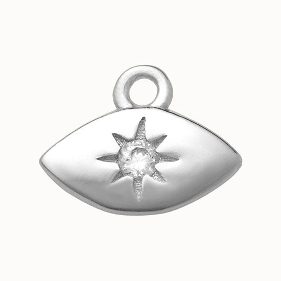Silver Evil Eye Charm addon